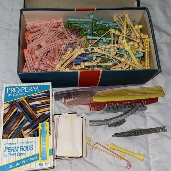 Vintage Pro-PermRods Salon Lot 228 + 5 packPaper for Hair Perm Rods Salon